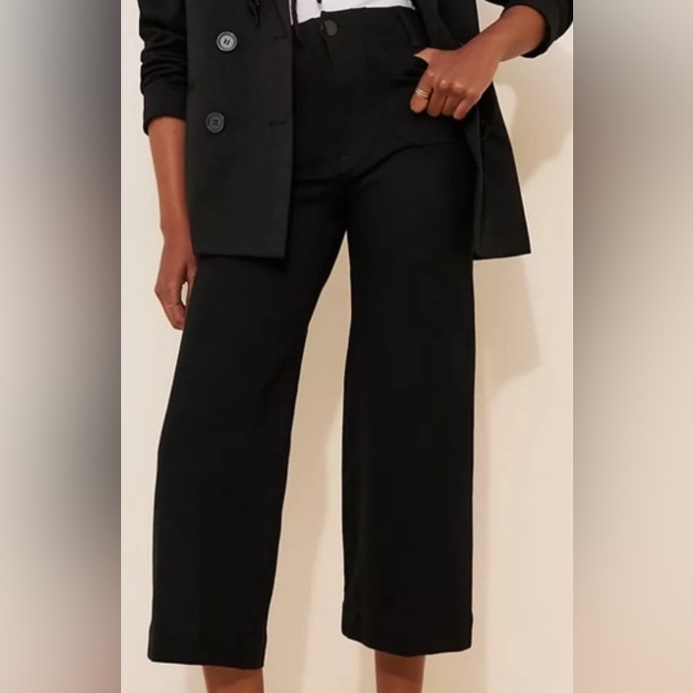 NWT The Colette Crop Wide-leg pants by Maeve